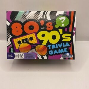 80's 90's Trivia Game Outset Adult 12+ for 2+ players‎